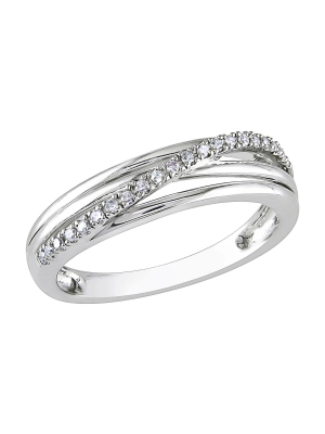 Women's Diamond Cocktail Ring - 6 - Silver