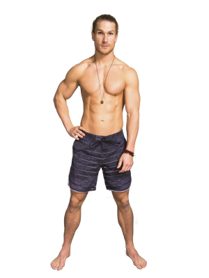 Slate Stripe Weekender Short