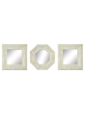 9.5" X 8.5" Set Decorative Mirror - Ptm Images