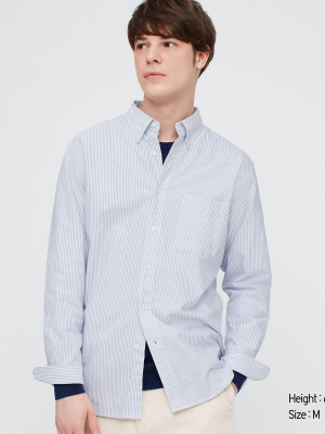 Men Oxford Regular-fit Striped Long-sleeve Shirt (online Exclusive)