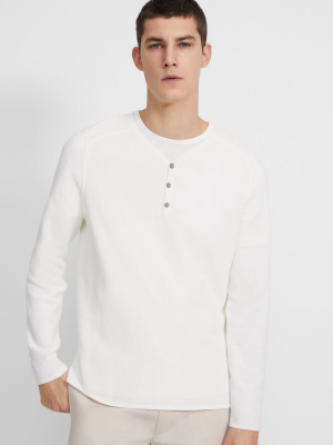 Henley Shirt In Sleek Cotton