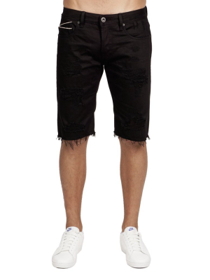 Rocker Short Stretch In 10 Year Black