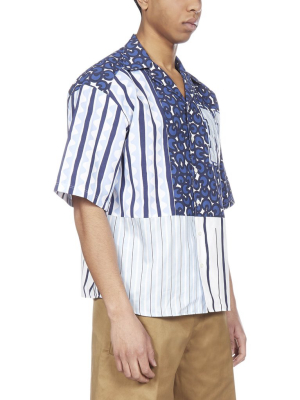 Neil Barrett Patchwork Short-sleeve Shirt