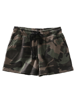 'kinsley' Camouflage Drawstring Shorts