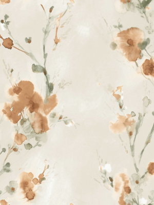 Charm Wallpaper In Blaze From The Breathless Collection By Candice Olson For York Wallcoverings