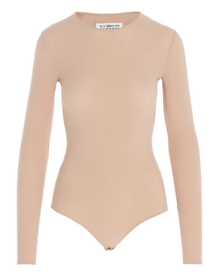 Maison Margiela Long-sleeve Jersey Bodysuit