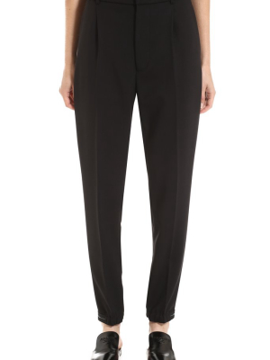 Prada Logo Intarsia Tailored Pants