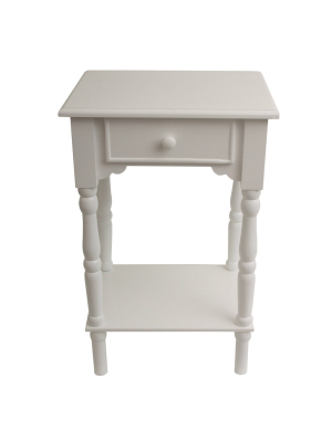 Jane 1 Drawer Accent Table - Décor Therapy