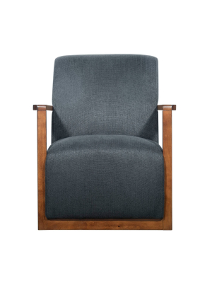 Hamilton Wood Framed Armchair - Finch