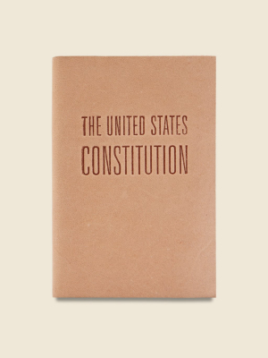 Mini Constitution - Natural Leather