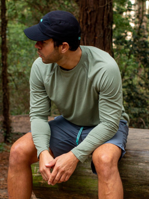Momentum Long Sleeve In Heather Olive