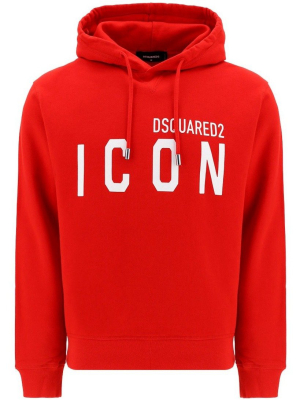 Dsquared2 Icon Hooded Drawstring Sweatshirt