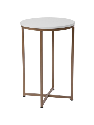Hampstead End Table White - Riverstone Furniture