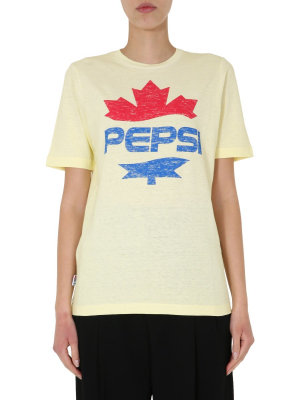 Dsquared2 X Pepsi Logo Print T-shirt