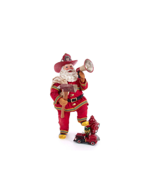 Kurt Adler 11" Fabriche Fireman Santa