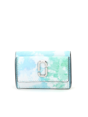 Marc Jacobs The Snapshot Tie Dye Mini Trifold Wallet