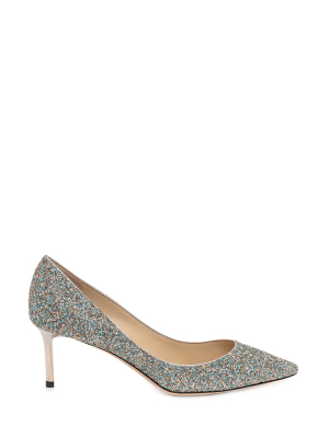 Jimmy Choo Romy 60 Glitter Pumps