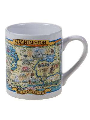 20oz 6pk Stoneware State Souvenir Mug - Certified International