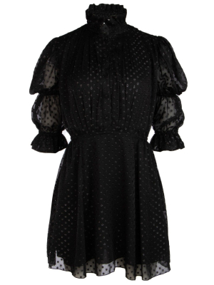 Philosophy Di Lorenzo Serafini Puff-sleeve Mini Dress