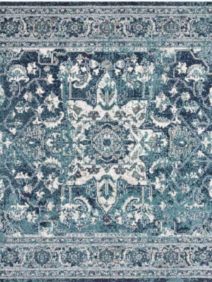 Ocean/ Ivory Joaquin Rug