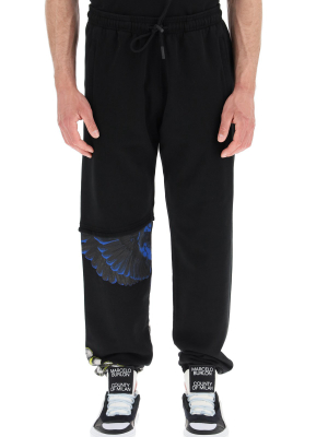 Marcelo Burlon County Of Milan Wings Patchwork Track Pants