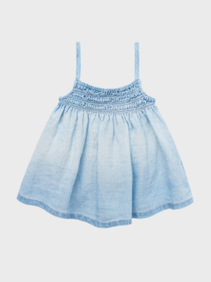 Bella Dahl Girls' Smocked Cami Tank