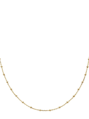 18" Sphere Chain - Gold