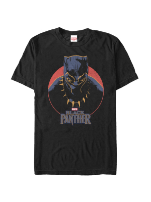 Men's Marvel Black Panther 2018 Retro Circle T-shirt