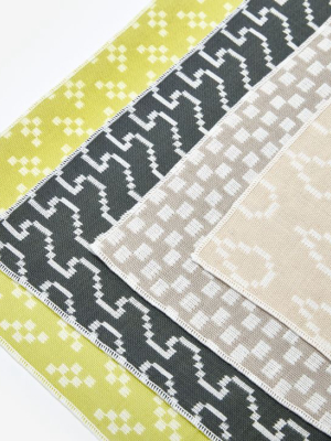 Set Of 4 Bitmap Textiles Placemats In Various Colors