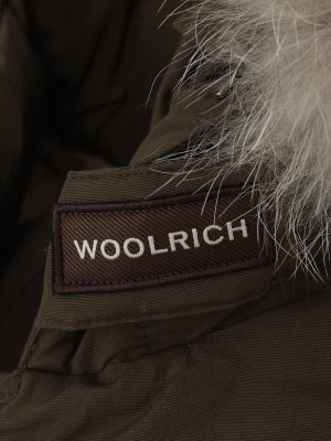 Woolrich Fur Trim Hooded Arctic Coat