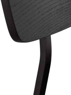 Scholar Dining Chair, Black