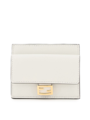 Fendi Ff Motif Embossed Cardholder