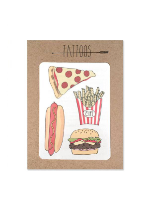 Pizza Temporary Tattoos