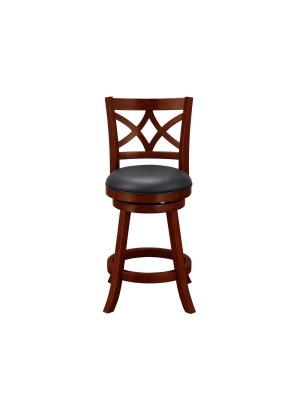 24" Cardiff Swivel Counter Height Barstool - Boraam