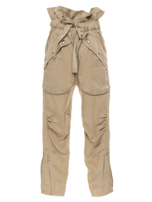 Faith Connexion Ruched High Waisted Trousers