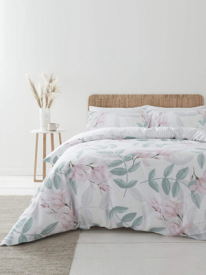 Anise Single Duvet Set In Blush 135x200cm