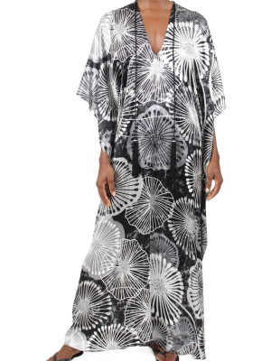 Dandelion Printed Silk Boubou