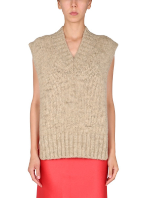 Maison Margiela V-neck Knit Vest