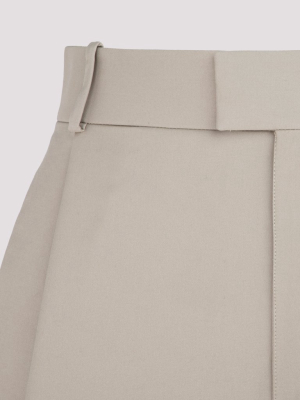 Bottega Veneta Pleated Bermuda Shorts