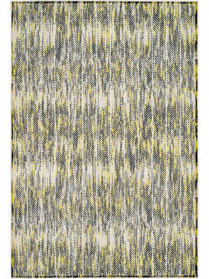 Skyler Chevron Gray/green Area Rug