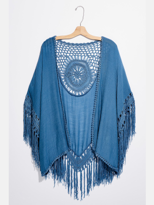 Sundial Crochet Kimono