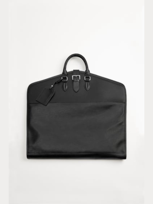 Black Embossed Garment Bag