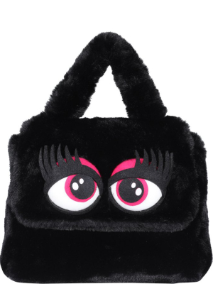 Moschino Soft Fabric Eyes Tote Bag