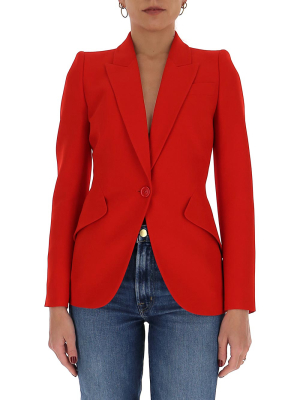 Alexander Mcqueen Single Breasted Blazer