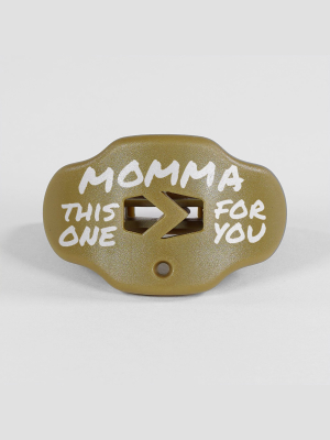 Momma Hue Gold Football Mouthguard