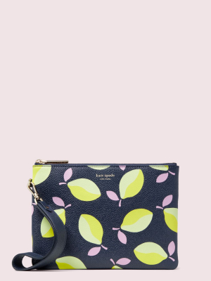 Margaux Lemons Small Pouch Wristlet