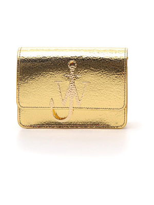 Jw Anderson Metallic Logo Crossbody Bag