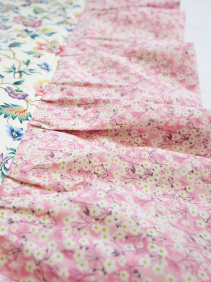 Ruffle Bedspread Made With Liberty Fabric Eva Belle & Mitsi Valeria