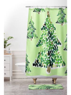 Cayenablanca Smells Like Christmas Shower Curtain - Deny Designs