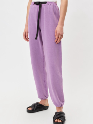 Belted Vintage Fleece Sweatpants / Planet